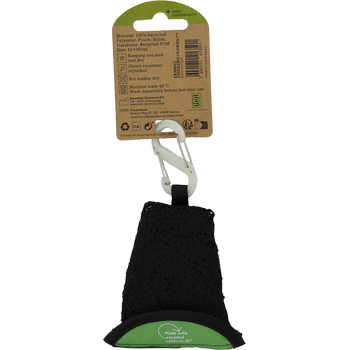 COOLING+TOWELeco, black as night, Mikrofasertuch 45 x 60 cm, inkl. Tasche und Minikarabiner