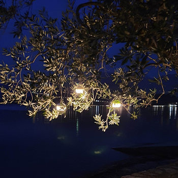 MOON+LIGHT, stone grey, recycelte USB-Laterne, Gloweffekt