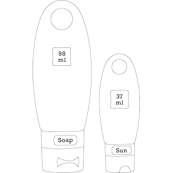 SQUEEZE+GO37, future dusk, Silikon Flasche 37 ml