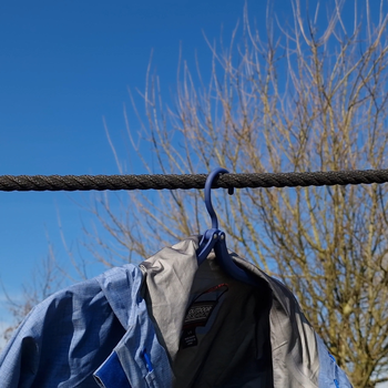 FOLD+DRY, future dusk, cintre pliable 100% PP recyclé, Set à 4