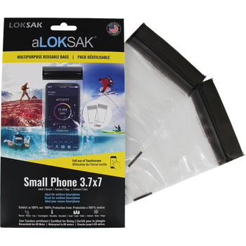 aLOKSAK 3.7x7 Small Phone - 2 Stück (8,5 x 15,8 cm) Kleines bis mittleres Smartphone 