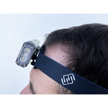 TWIST+SHINE450H, EDC Clip Lampe mit Stirnband, black as night+glowy, 450 Lumen, inkl. Ladekabel USB A/C-C